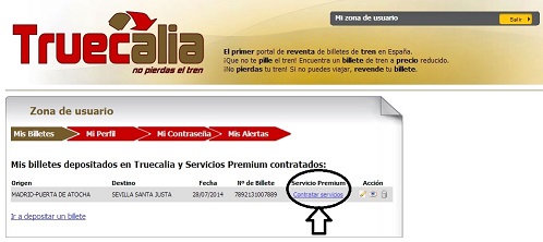 Contratar servicios premium de Truecalia